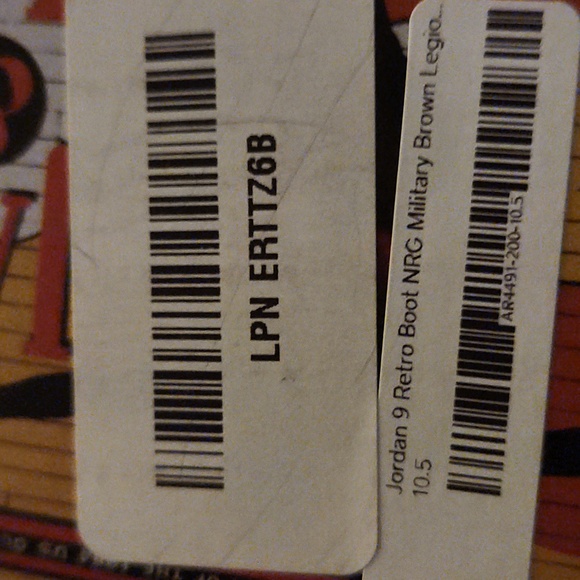 2023 Jordan 9 retro "Boots" military green, ON TAN ON BLACK. - Picture 4 of 8